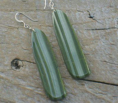 Native American Serpentine Earrings